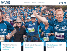 Tablet Screenshot of hbfrun.com.au